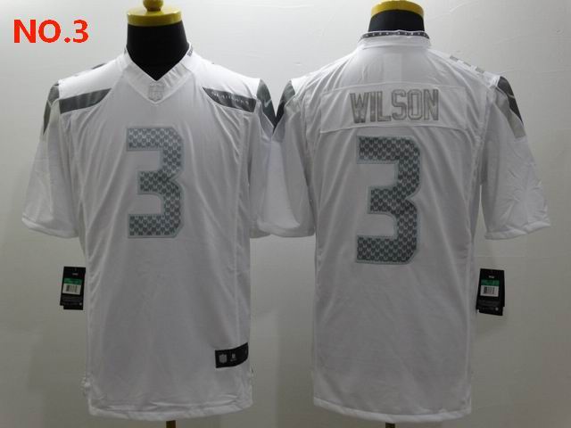 Men's Seattle Seahawks #3 Russell Wilson Jersey NO.3;